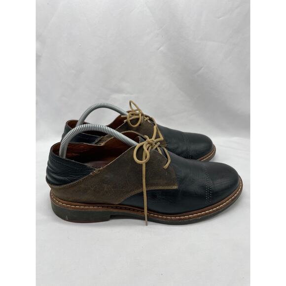 OluKai Walino Shoes Mens Size 10.5 Leather Lace Up Casual Oxford Comfort 10257 - Picture 4 of 10